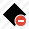 Rhombus Stop Icon