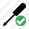 Screwdriver Ok Icon