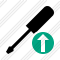 Screwdriver Upload Icon