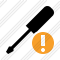 Screwdriver Warning Icon