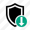 Shield Download Icon