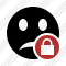 Smile Unhappy Lock Icon