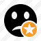 Smile Unhappy Star Icon