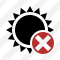 Sun Cancel Icon