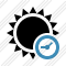 Sun Clock Icon