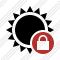 Sun Lock Icon