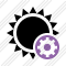 Sun Settings Icon