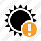 Sun Warning Icon