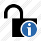 Unlock Information Icon