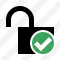 Unlock Ok Icon