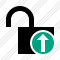 Unlock Upload Icon