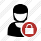 User Woman Lock Icon