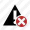 Warning Cancel Icon