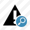 Warning Search Icon