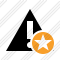 Warning Star Icon