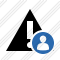 Warning User Icon