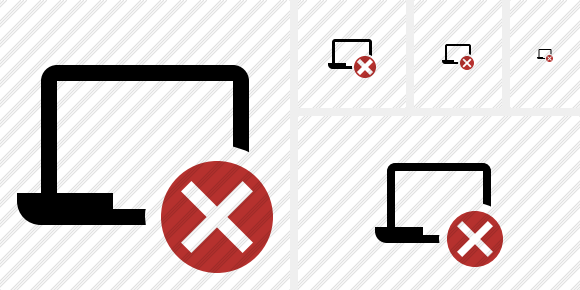 Laptop Cancel Icon