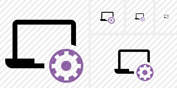 Laptop Settings Icon