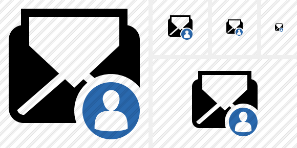 Mail Read User Icon