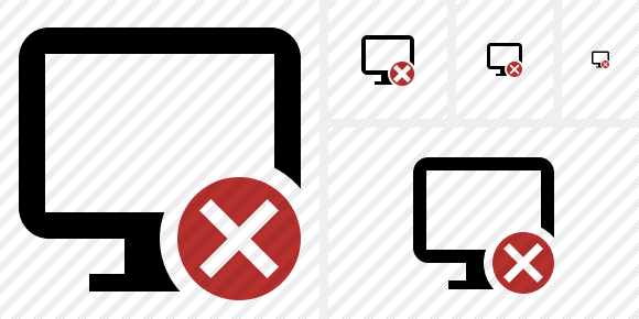 Monitor Cancel Icon