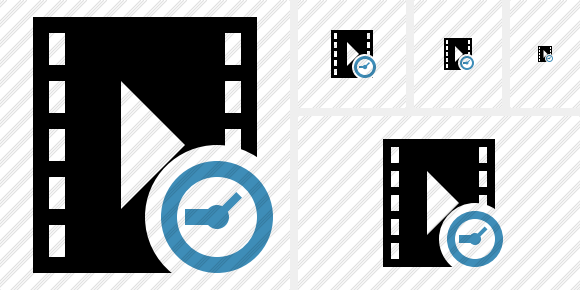 Movie Clock Icon