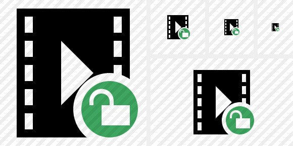 Movie Unlock Icon