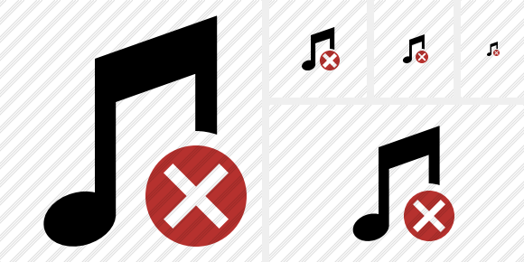 Icone Music Cancel