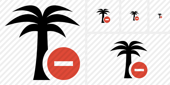 Palmtree Stop Icon