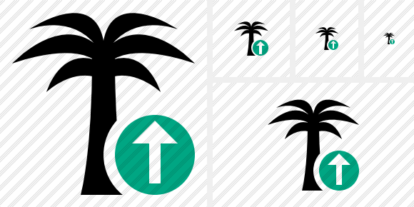 Palmtree Upload Icon