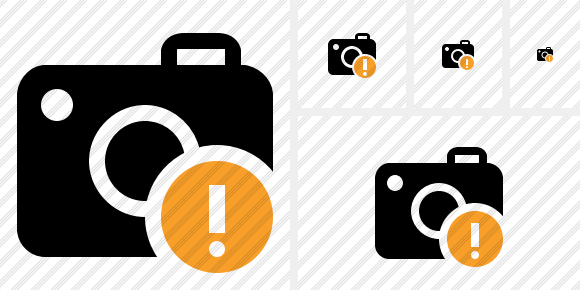 Photocamera Warning Icon