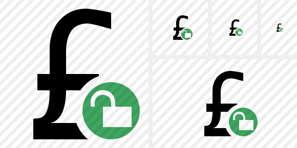 Pound Unlock Icon