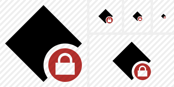 Rhombus Lock Icon