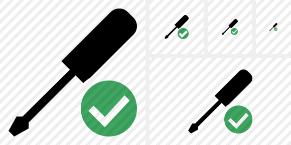 Screwdriver Ok Icon