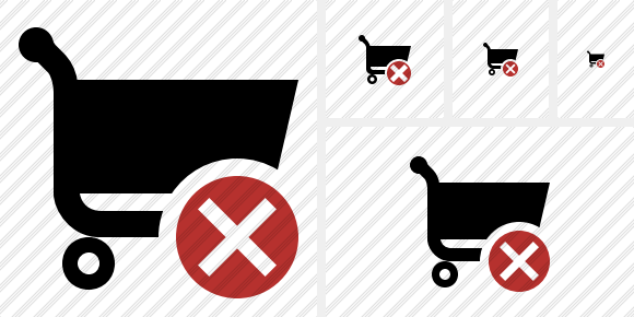 Shopping Cancel Icon