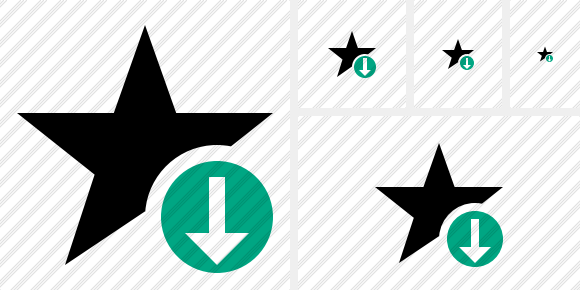 Star Download Icon