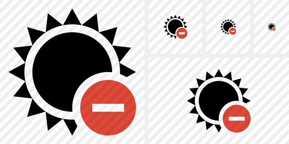 Sun Stop Icon