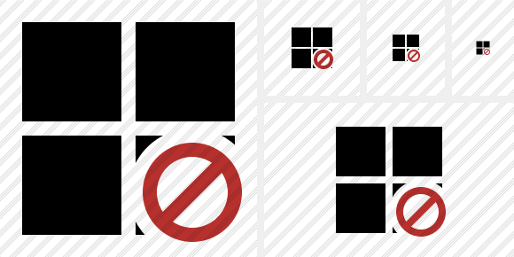 Icone Windows Block