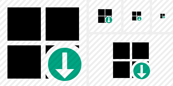 Windows Download Icon