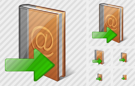 Address Book Export Icon