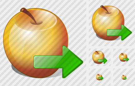 Apple Export Icon