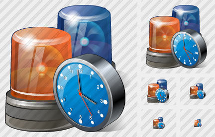 Beacon Light Clock Icon