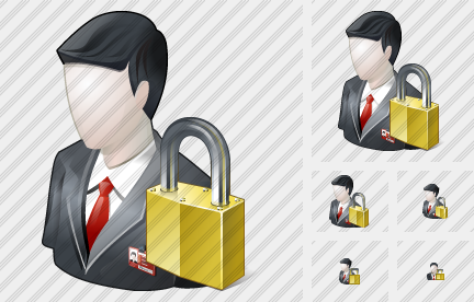 Business User Locked Icon
