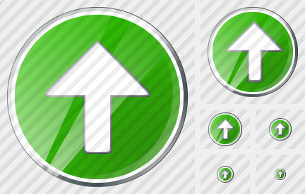 Button Arrow Top Icon