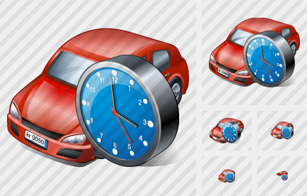 Car Clock Icon