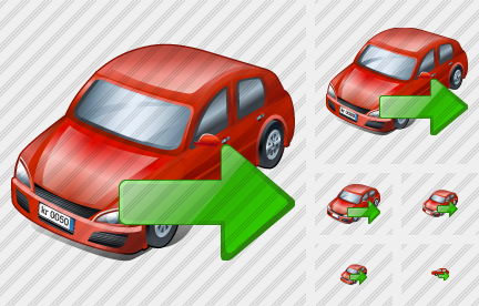 Car Export Icon