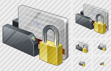 Card Reading Device Locked Icon