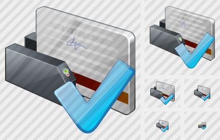 Icone Card Reading Device Ok