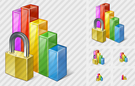 Icone Chart Locked