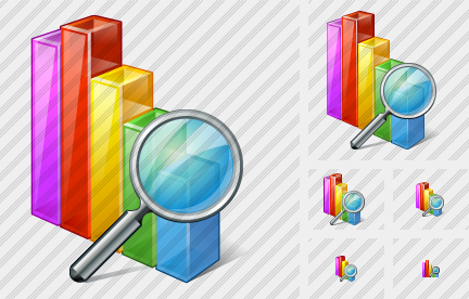 Icone Chart Search