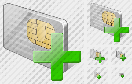 Chip Card Add Icon